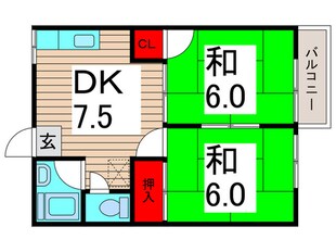 フォーブル北綾瀬Ⅱの物件間取画像